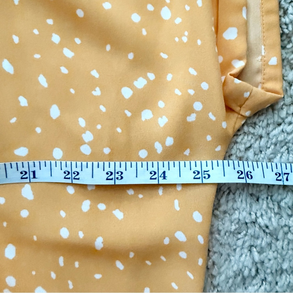 Maurices yellow cap sleeve lightweight blouse size XL top -Excellent condition! - Picture 4 of 10
